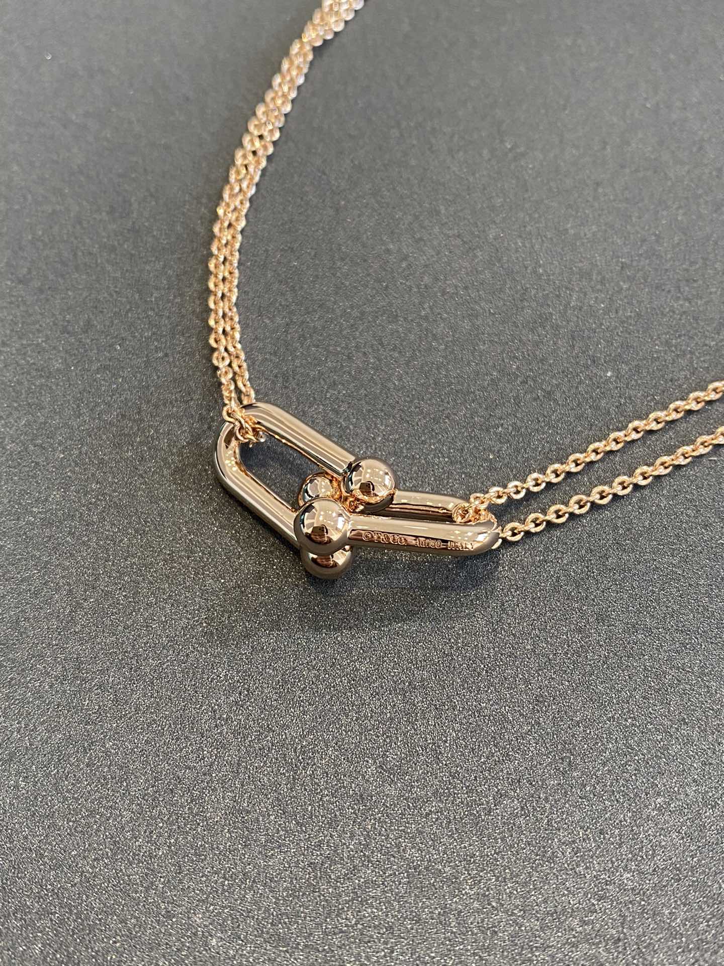 18K Celestial T HardWear Double Link Necklace