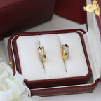 18K Celestial Trinity Diamond Earrings