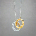 18K Celestial T 1837 Interlocking Circles Pendant Necklace