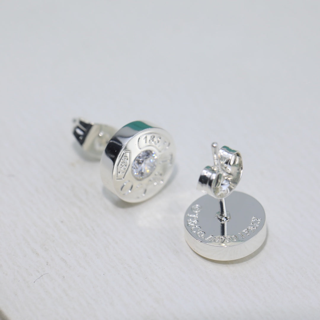 18K Celestial T 1837 Diamond Earrings