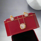 18K Celestial Trinity Diamond Necklace