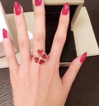 18K Celestial Sweet Alhambra Effeuillage Ring