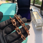 18K Celestial T HardWear Graduated Link Earrings