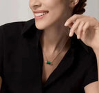 18K Celestial Les Berlingots De Malachite Necklace