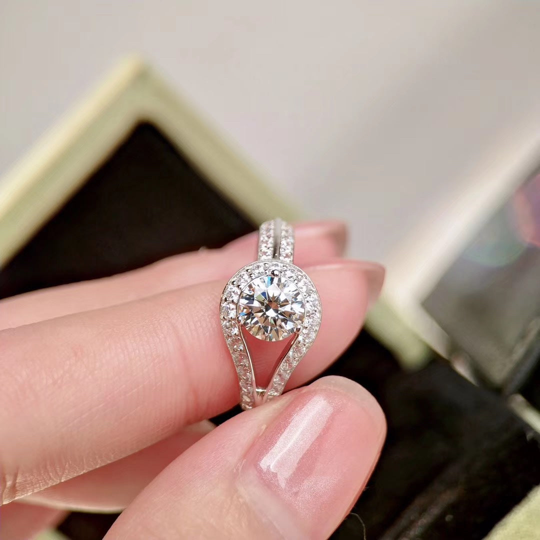 18K Celestial Couture Solitaire Ring