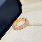 18K Celestial T Pink Crystal Ring