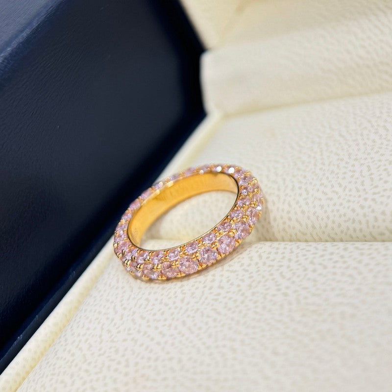 18K Celestial T Pink Crystal Ring