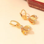 18K Celestial Grain De Caf̩ Earrings