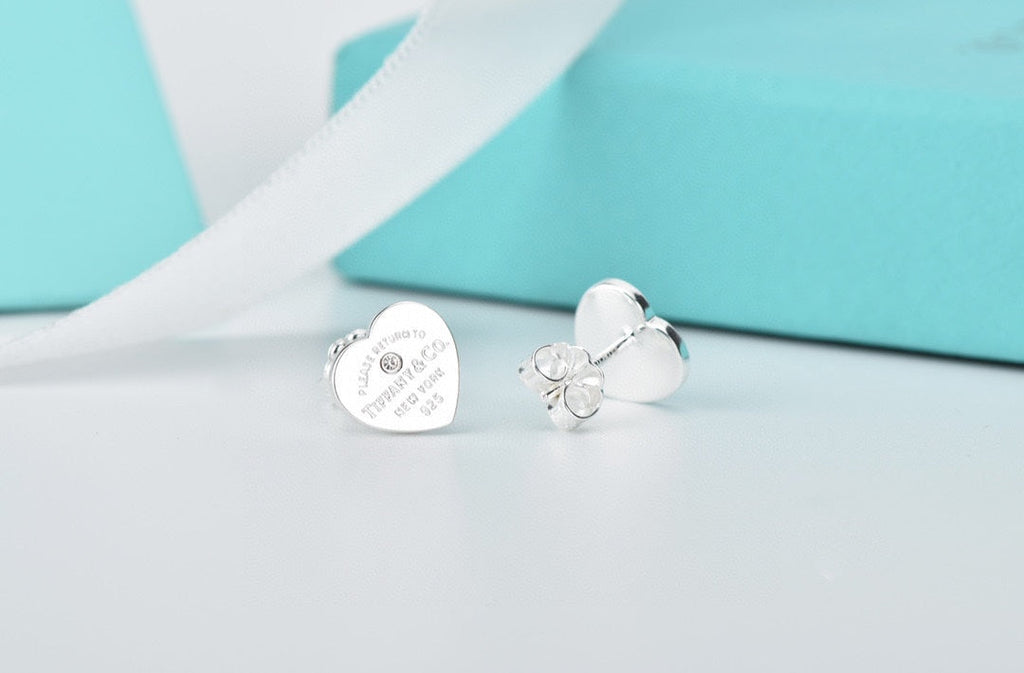 18K Celestial Return to T Heart Earrings