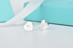 18K Celestial Return to T Heart Earrings
