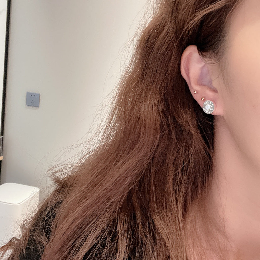18K Celestial T 1837 Diamond Earrings