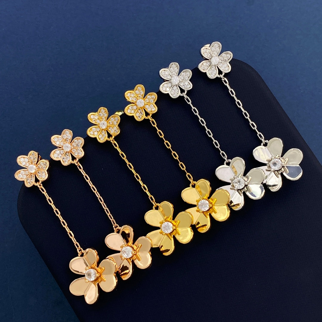 18K Celestial Frivole Pendant Earrings