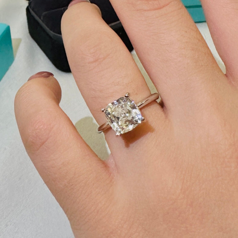 18K Celestial T True Engagement Ring