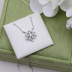 18K Celestial Lotus Openwork Pendant Necklace