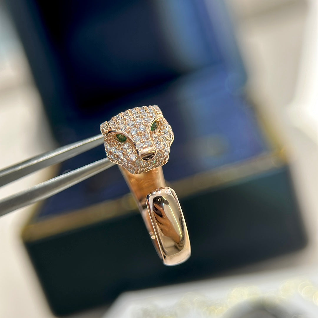 18K Celestial Panth̬re De Ring