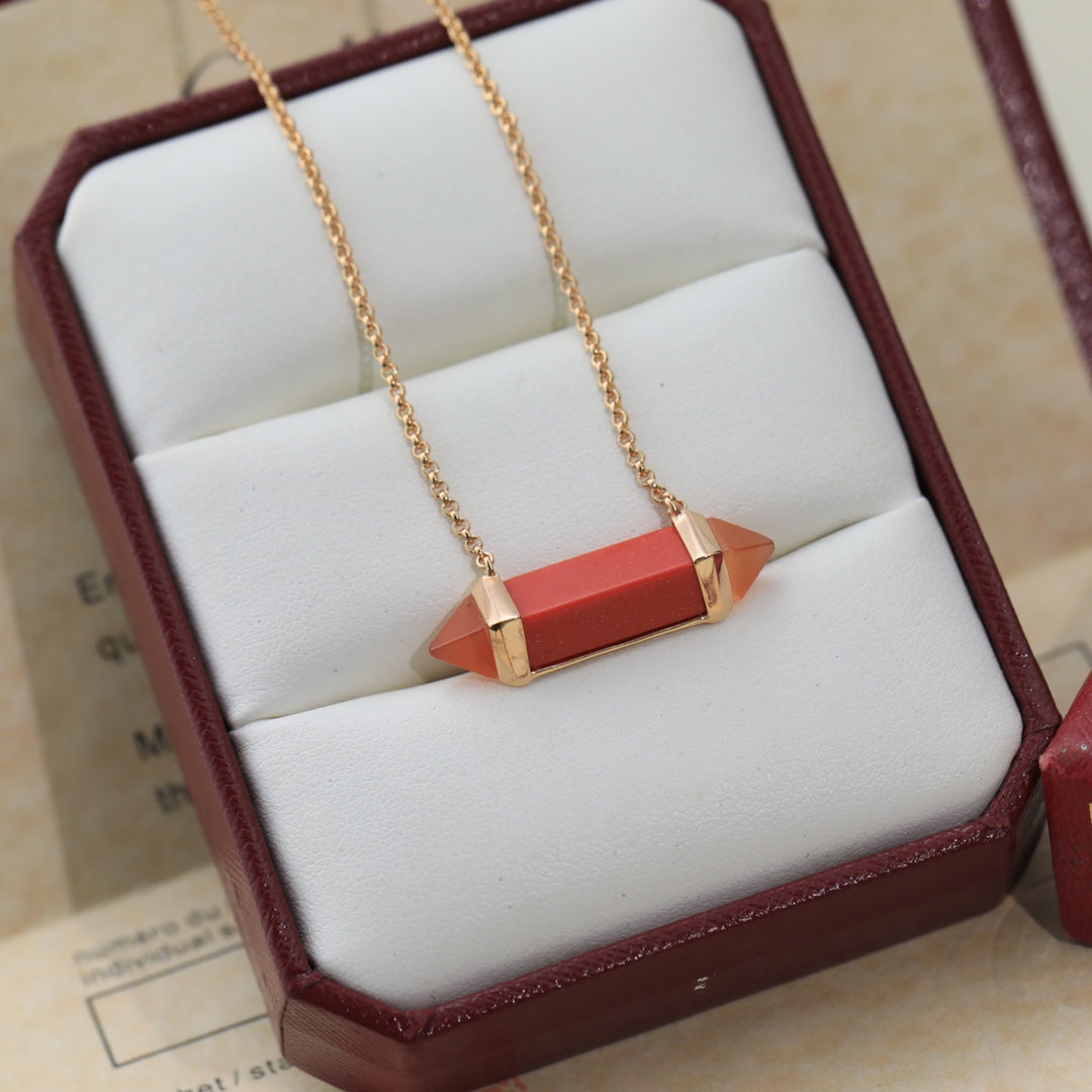 18K Celestial Les Berlingots De Pink Necklace