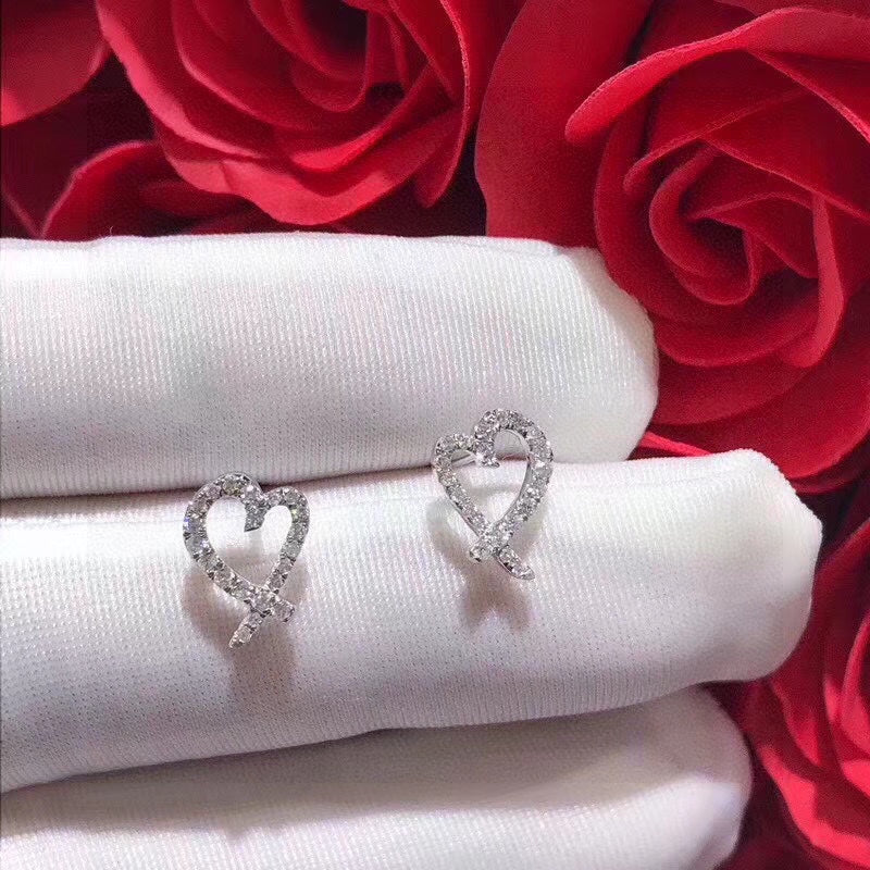 18K Celestial T Diamond Earrings