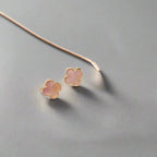 18K Celestial Magic Alhambra Pink Opale Earrings
