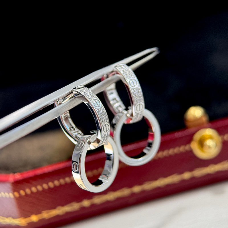 18K Celestial Love Diamond Earrings