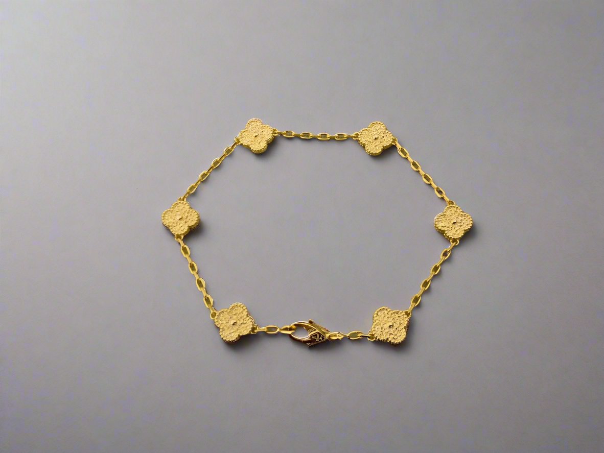 18K Celestial Sweet Alhambra Six Motifs Bracelet