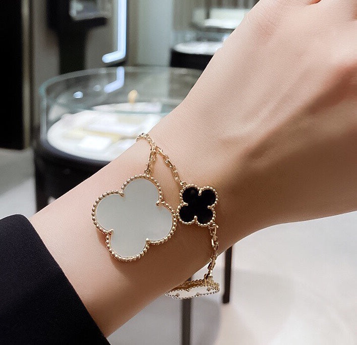 18K Celestial Magic Alhambra Five Motifs Clover Bracelet