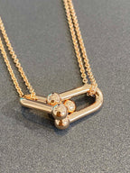 18K Celestial T HardWear Double Link Necklace