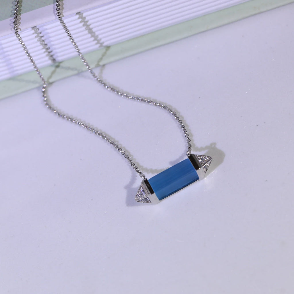18K Celestial Les Berlingots De Blue Necklace