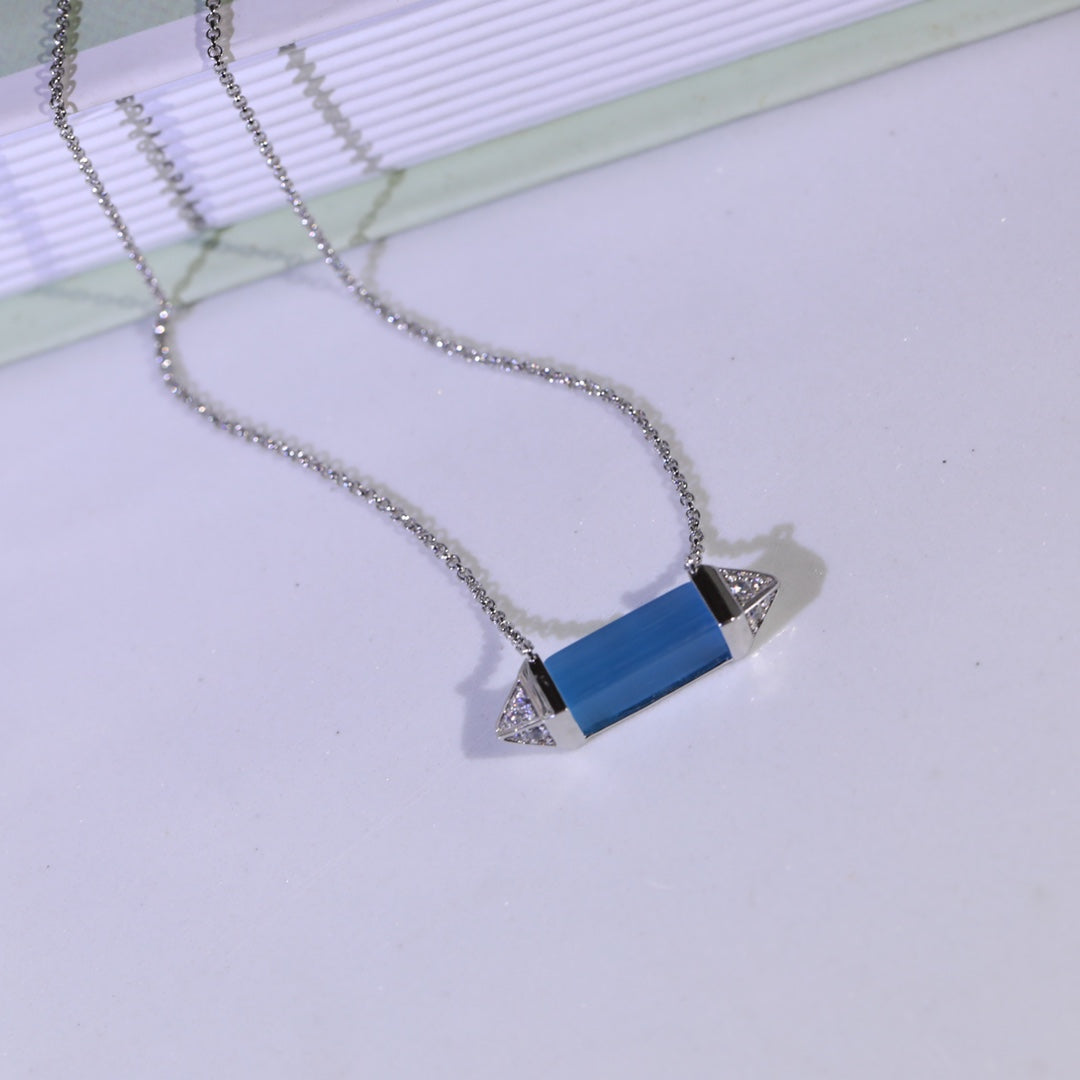18K Celestial Les Berlingots De Blue Necklace