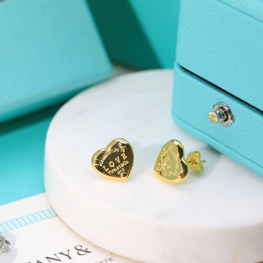 18K Celestial Return to T Love Earrings