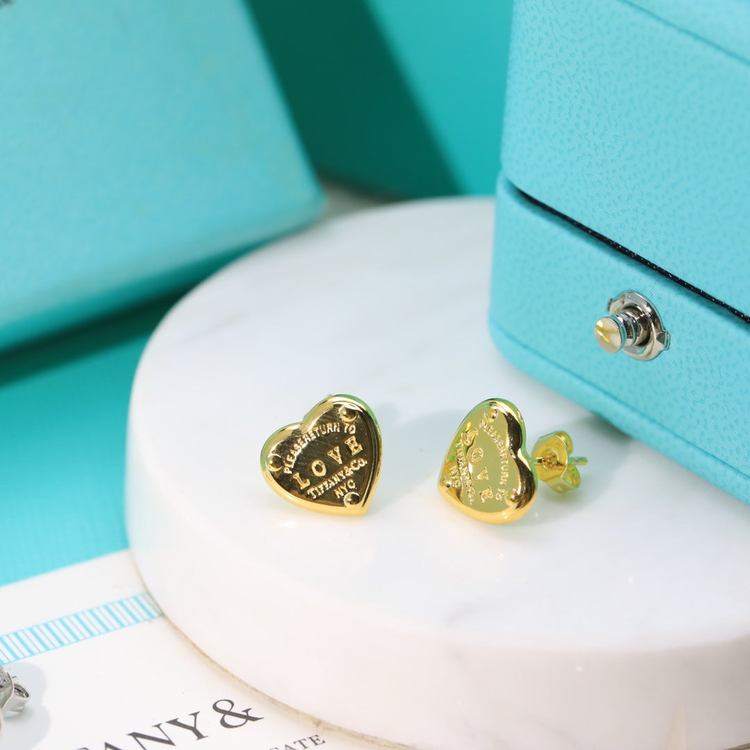 18K Celestial Return to T Love Earrings