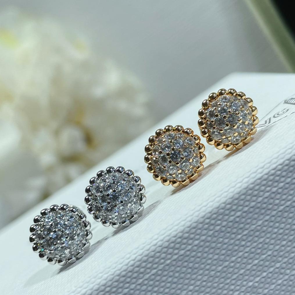 18K Celestial Perl̩e Diamonds Earrings