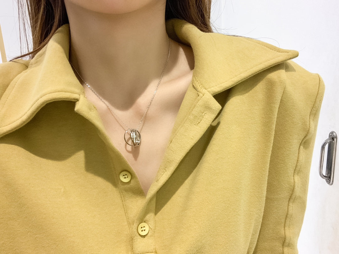 18K Celestial Trinity Necklace