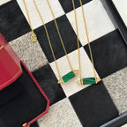 18K Celestial Les Berlingots De Malachite Necklace
