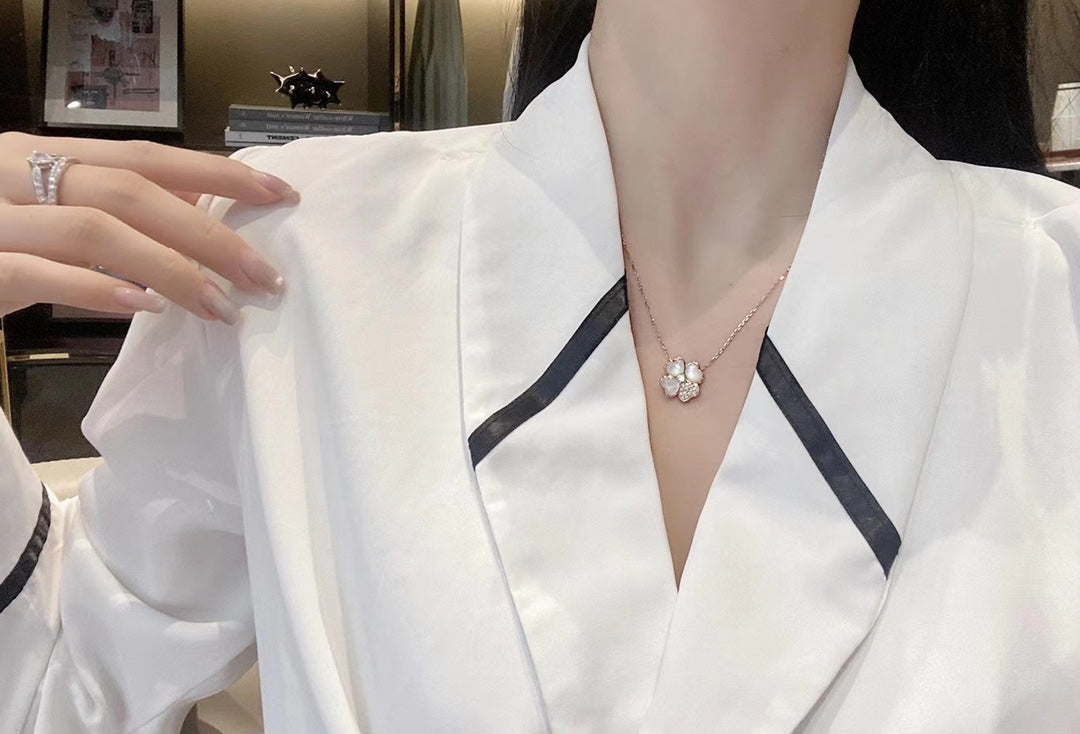 18K Celestial Cosmos Clip pendant Necklace