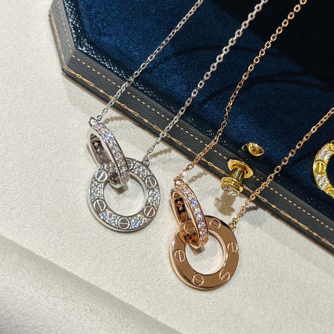 18K Celestial Love Diamonds Necklace