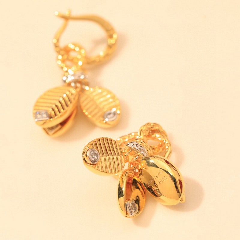 18K Celestial Grain De Caf̩ Earrings