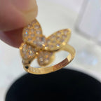 18K Celestial Two Butterfly Ring