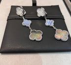 18K Celestial Magic Alhambra Three Motifs Earrings