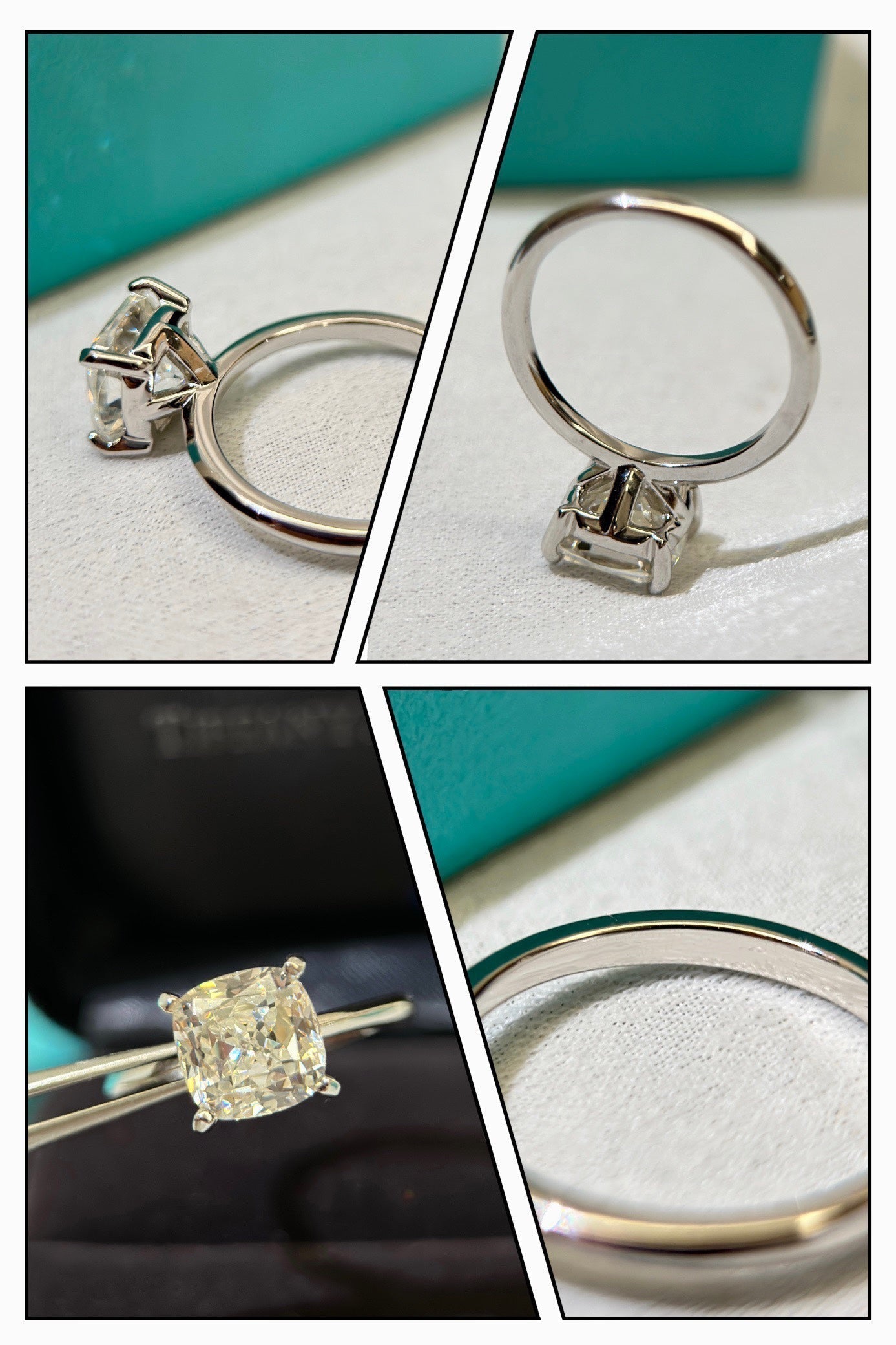 18K Celestial T True Engagement Ring
