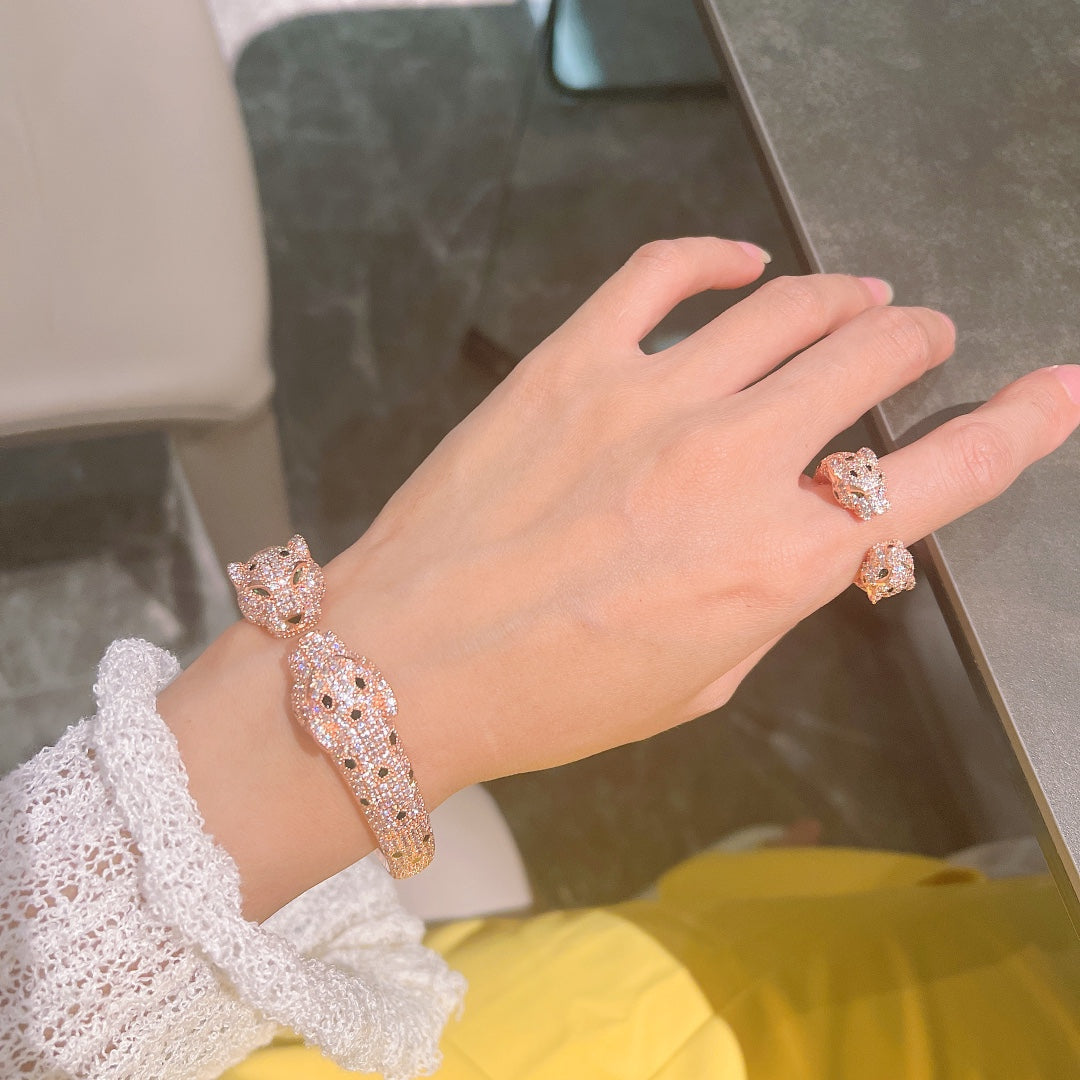 18K Celestial Panth̬re De Diamond Bracelet