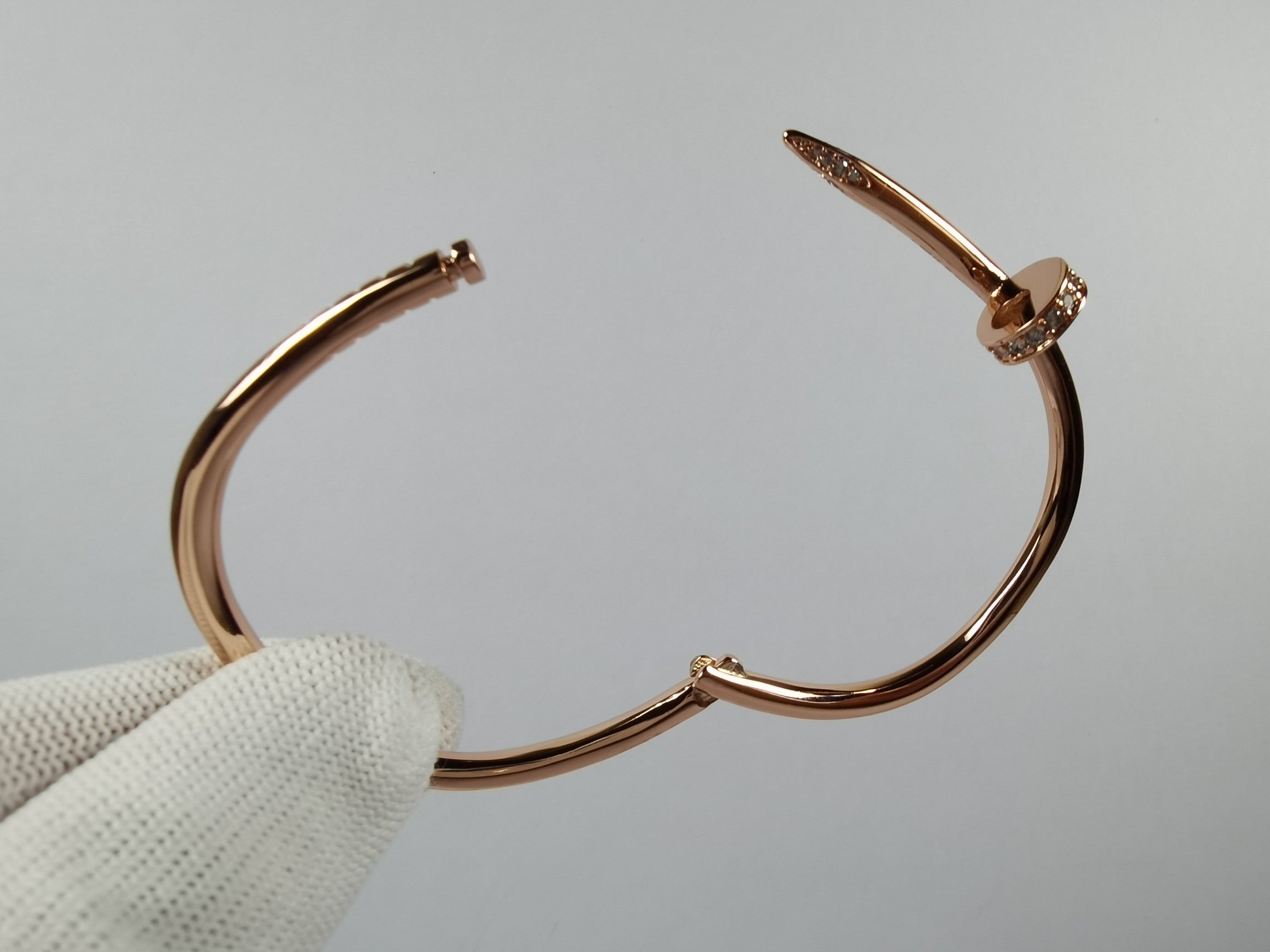 18K Celestial Juste Un Clou Small Diamond Bracelet