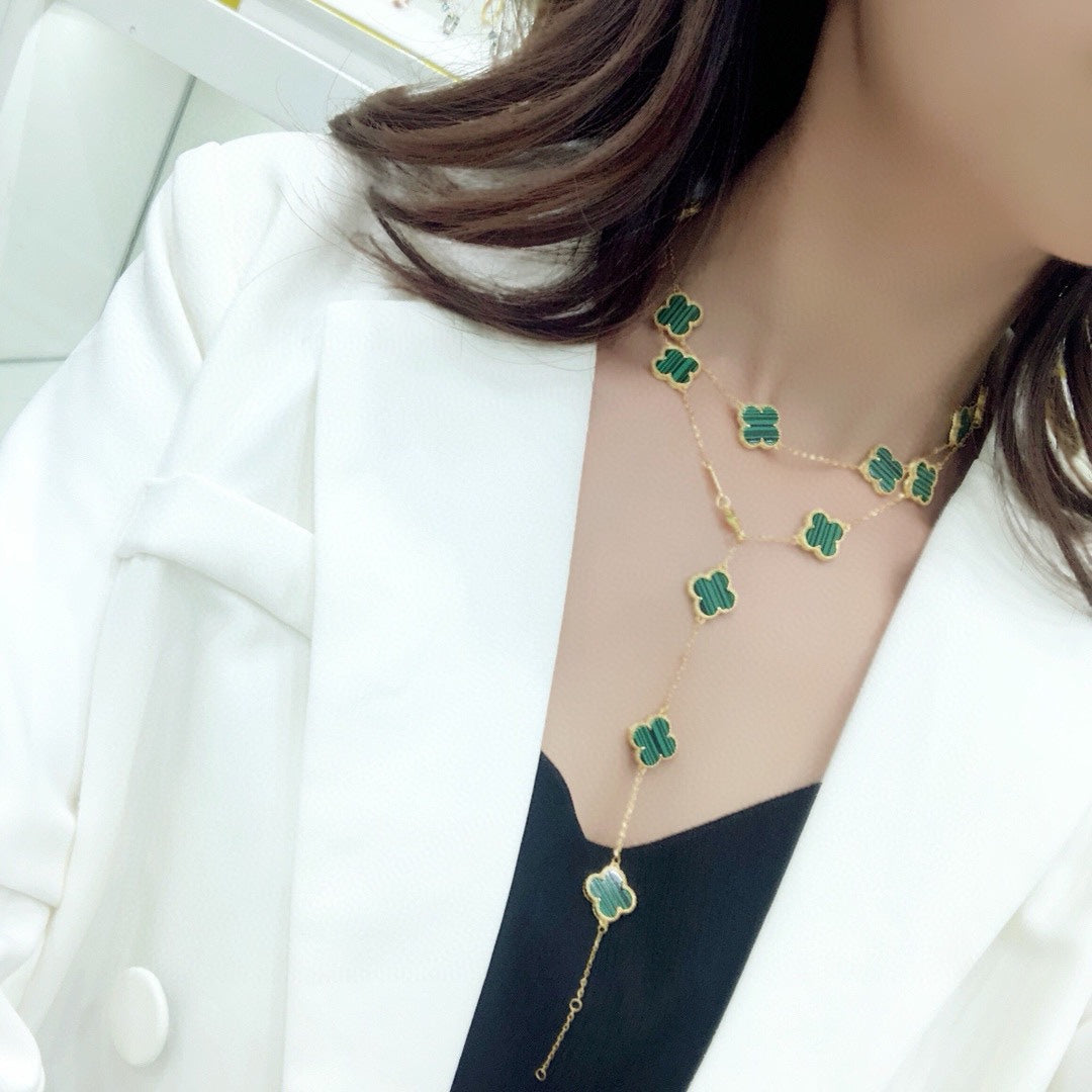 18K Celestial Vintage Alhambra 20 Motifs Long Necklace