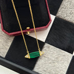 18K Celestial Les Berlingots De Malachite Necklace