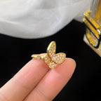 18K Celestial Two Butterfly Ring