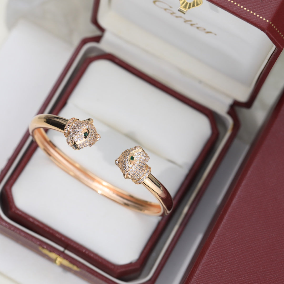 18K Celestial Panth̬re De Bracelet