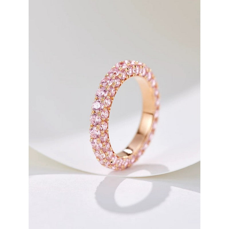 18K Celestial T Pink Crystal Ring