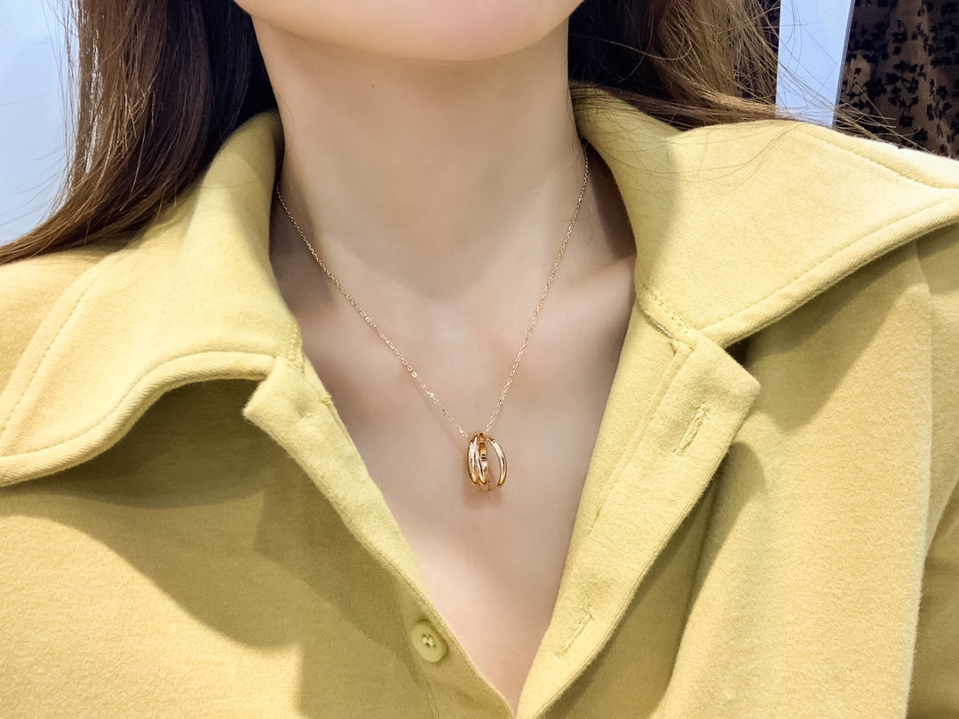 18K Celestial Trinity Necklace