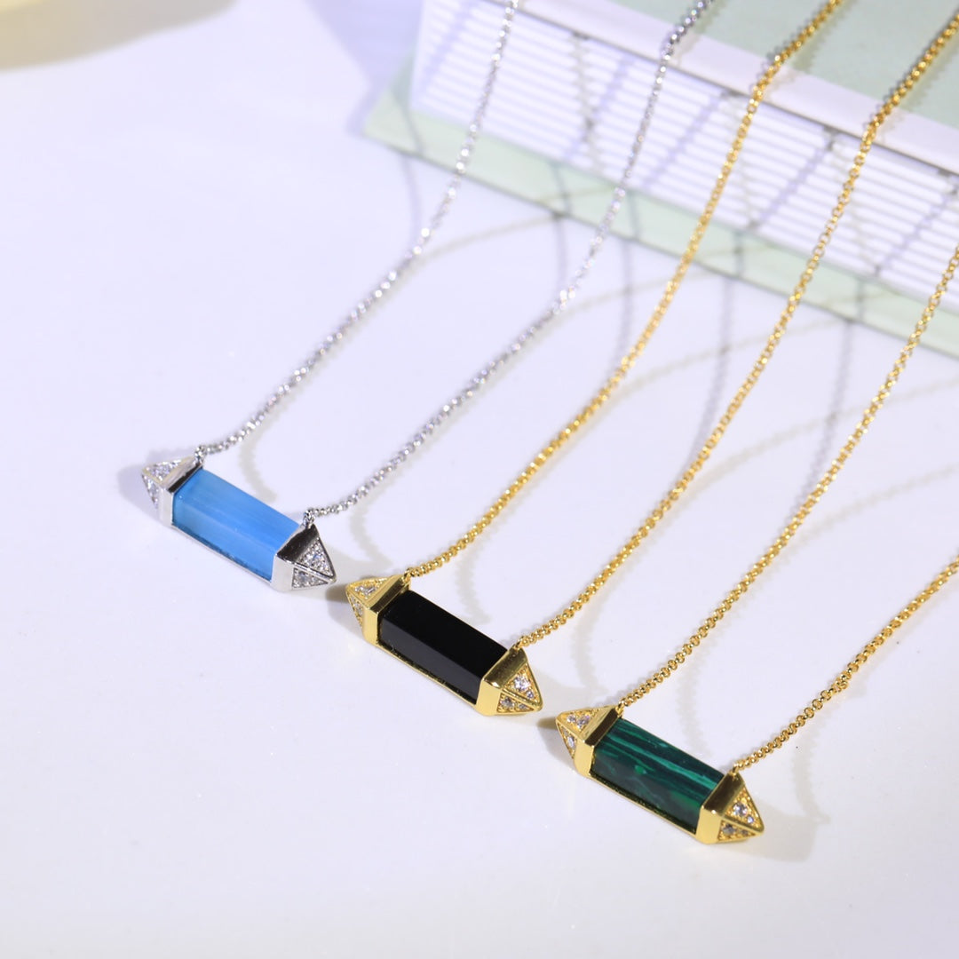 18K Celestial Les Berlingots De Blue Necklace