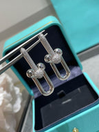18K Celestial T HardWear Large Link Diamonds Earrings