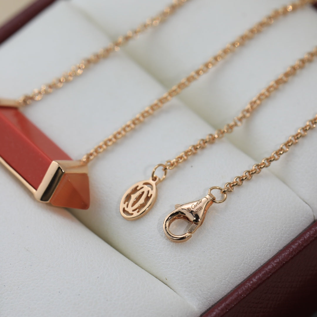 18K Celestial Les Berlingots De Pink Necklace
